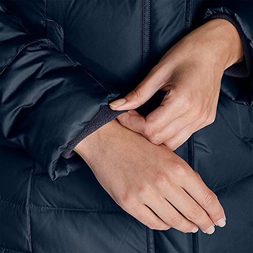 Eddie Bauer Women's Lodge Down Duffle Coat, Black Small