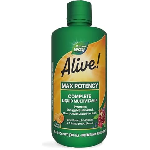 Nature's Way Alive! Max Potency Liquid Multivitamin Cover