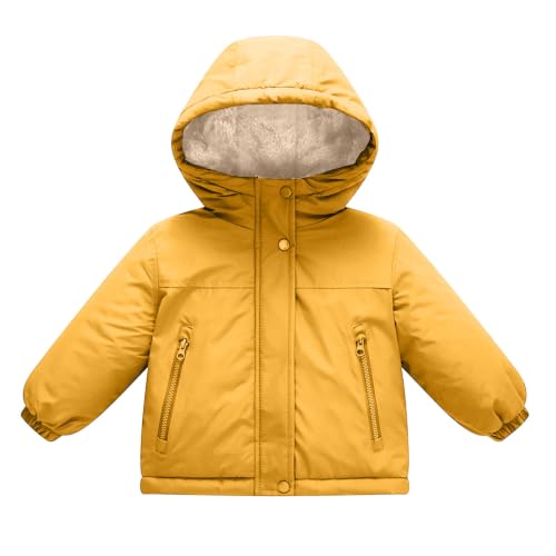 Luuegef Ropa para Niña De 2 Años Baby Puffer Jacket Toddler Fleece Lined Jacket Girl Winter Hooded Warm Cute Puffer Coat Casual Ropa para Niña De 8 Años Back to School Outfits 8 Years - image 4