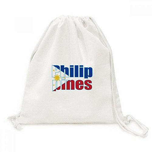 Sac cordon Philippines en toile pour voyage et loisirs