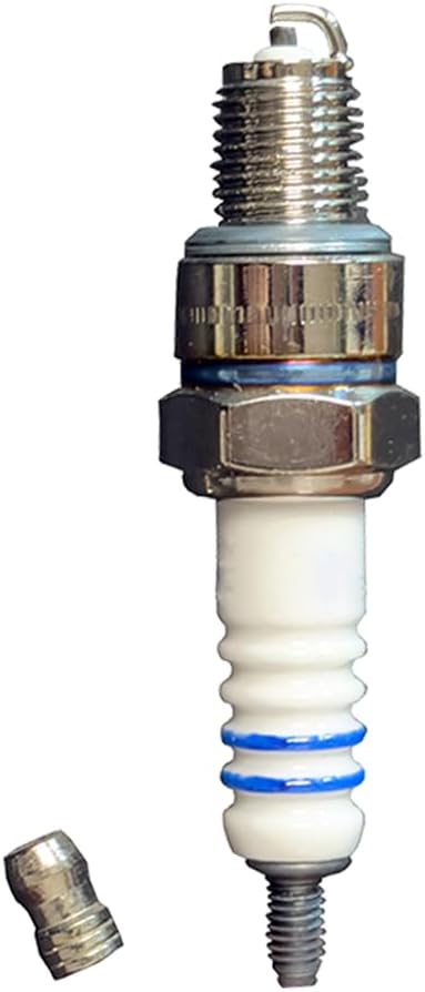 A7TC Spark Plug C7HSA CR7HSA A7RTC A7TC Replace for GY6 Engine 50cc 70cc 90cc 100cc 110 125 150cc 139QMB 154QMI 157QMJ Motorcycle Scooter Dirt Pocket Bike ATV Moped Quad