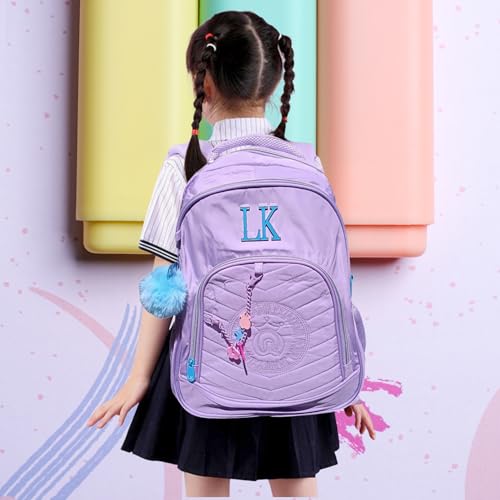 Mochila Escolar Infantil e Juvenil com Alças de Ombro Acolchoadas Confortável Menina PINK