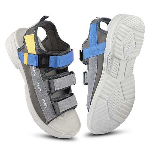 Image of FUEL Combat-05 Comfortable Versatile Sporty Casual Sandals for Men (Beige)