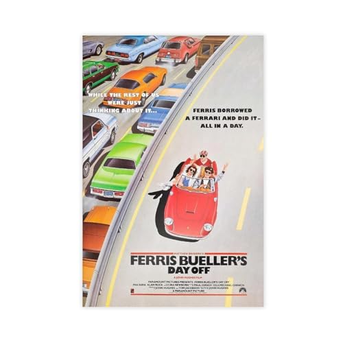 IQTFHGB Poster cinematografico su tela, motivo: Spring is No Time for Reading, decorazione per camera da letto, ufficio, camera da letto, regalo, 60 x 90 cm