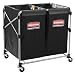 Rubbermaid Commercial Executive Series Collapsible X-Cart, 2 to 4 Bushel, 1881781