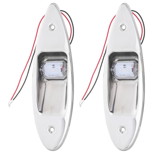 Feu de navigation marine en acier inoxydable 304 argenté durable