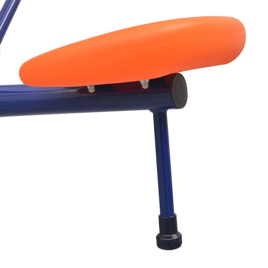 Balancín giratorio de 360 grados de acero y plástico, con asientos ergonómicos y asas antideslizantes, balancín de jardín para exteriores, parque infantil, patio y patio, 182 x 60 cm, 45 kg