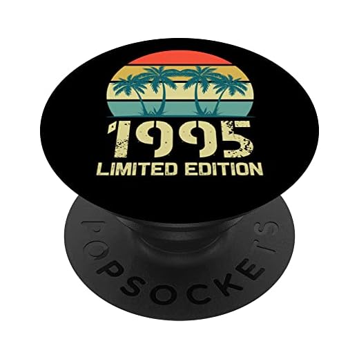 Born In 1995 Edición limitada 1995 Cumpleaños Pop Sockets 1995 PopSockets PopGrip Intercambiable