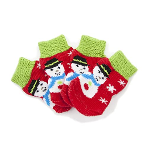 Chaussettes coton animaux Noël S Mipcase pour protéger vos parquets