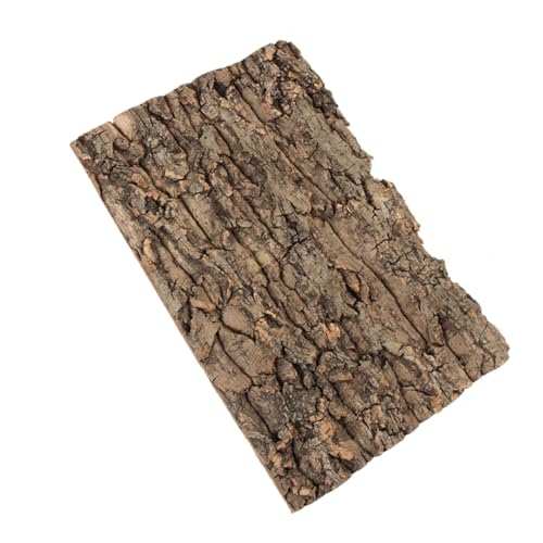 FONDOTIN テラリウム シャンパンの樹皮 爬虫類背景板 木の樹皮 テラリウムの爬虫類の背景 水槽のアクセサリーの装飾 爬虫類の樹皮 爬虫類タンクの背景 コルクの樹皮 吠える Coffee
