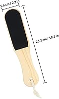 Vista 2 de 4 Pcs Double-Sided Wood Foot File Pedicure Tool Callus Remover Foot Scraper Dead Skin Remover and Heel Treatment