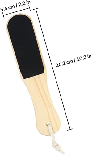 Miniatura 2 de 4 Pcs Double-Sided Wood Foot File Pedicure Tool Callus Remover Foot Scraper Dead Skin Remover and Heel Treatment