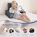 Kayfia Reading Pillow, 10 in 1 Back Pillow for Bed Sitting up with Detachable Arms Rest, Back Rest with Gel Memory Foam, Reading/Gaming/Working in Bed or Couch 19