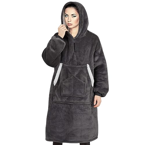 Aloskart Manta Sudadera con Capucha para Mujer o Hombre Invierno,...