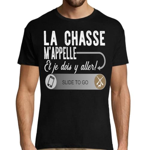T-shirt homme chasse humoristique : partagez un moment de rire avec votre papa