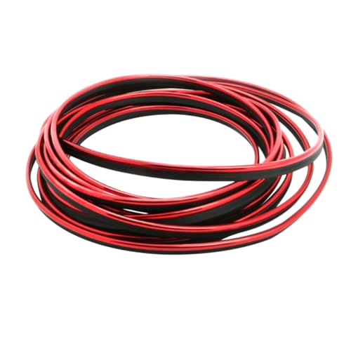 Moldura automotriz de acabado rojo electrochapado para interior y exterior