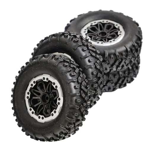 Pneus souples 64mm de précision pour MN99S et WPL C24 RC - 4