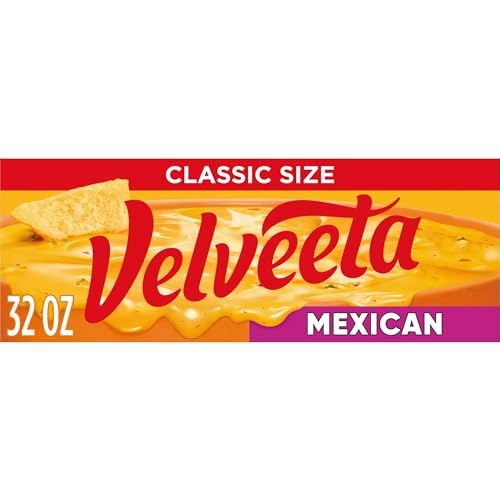 Mexican Melting Cheese Dip & Sauce with Jalapeno Peppers, 32 oz Block (Pack of 4)
