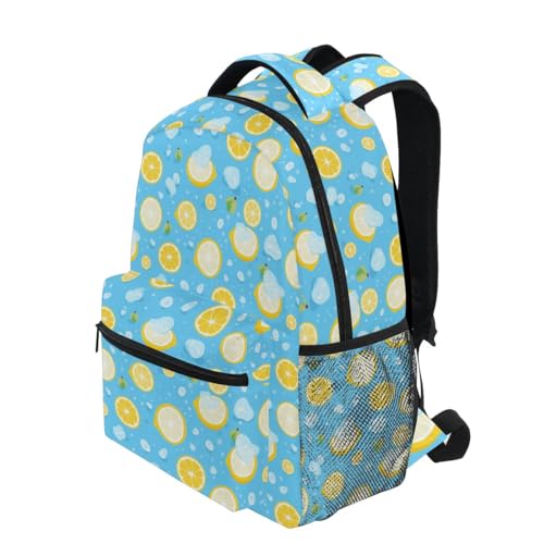 Sac à dos d'écolier citron S léger et multicolore pour la rentrée