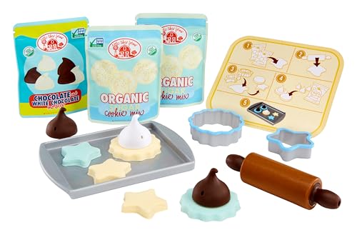 Little Tikes Creative Chefs Cookie Kit - con Arena Especial de Juego Make-It! Mix, 11 Accesorios, Juego de Panadería Realista para Niños y Niñas a Partir de 3 Años