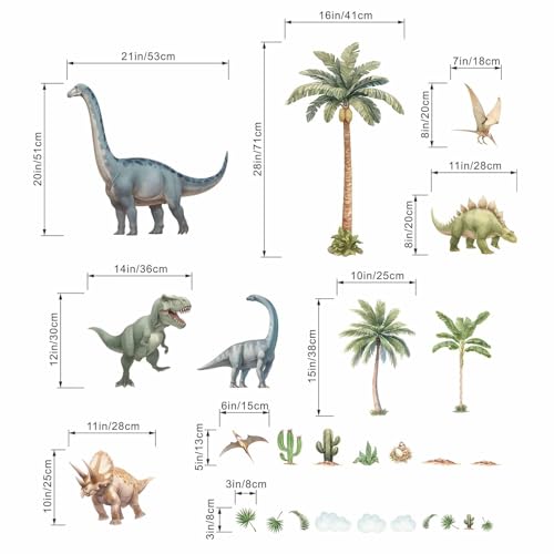 Vinilos decorativos dinosaurio grande para pared miniatura 4