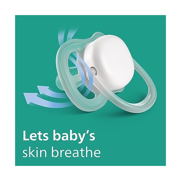 Philips Avent Ultra Air Schnuller 6-18m, Falling Star/Dreams, Nighttime, 4er Pack SCF376/09 – Bild 8