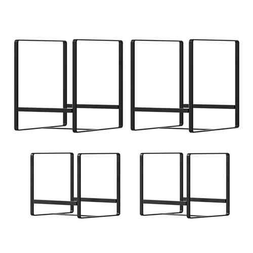 Hikinlichi 2 Large 2Small Plate Organizers Holders Upright Cabinet Dish Drying Racks Metal Plate Dish Organizers Racks Stands for Countertop and Cupboard White, HUS-2DA2XIAO-HEI