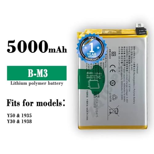 Image of Original B-M3 Battery for Vivo Y30 / Y50 /1935 /1938 Battery with 1 Year Warranty***(B274)