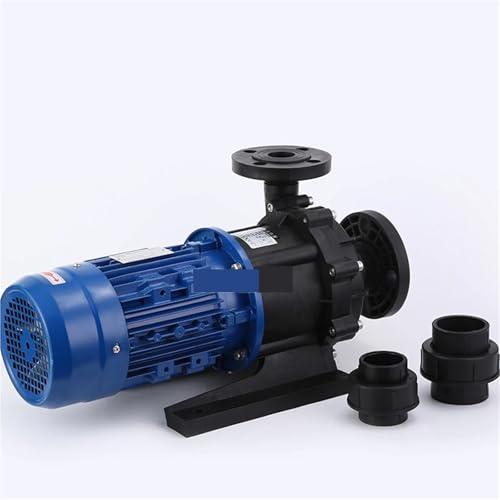 Bomba magnética de 380 V y 2,2 kW, for tratamiento de aguas residuales, bomba centrífuga de accionamiento magnético resistente a la corrosión. Alta eficiencia(PP)