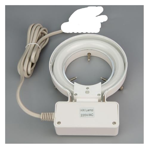 顕微鏡キット 10 ワット 220 V 110 V 実体顕微鏡蛍光リングライト 70 ミリメートルリング電球ランプ顕微鏡 顕微鏡レンズアダプター(220V)