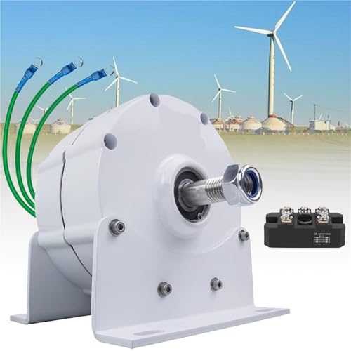 Turbina eólica vertical 12000W 48V kit generador de imán permanente y alternador trifásico CA