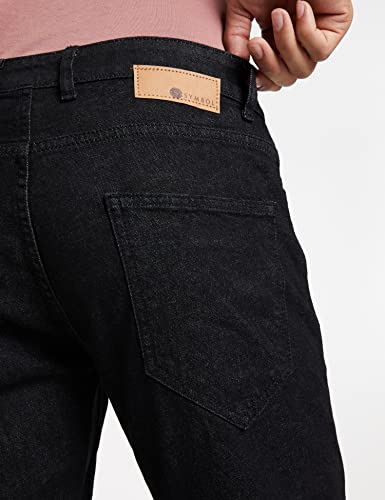 Image of Amazon Brand - Symbol Men's Cotton Rich Stretchable Jeans | Casual Denim Relaxed Fit