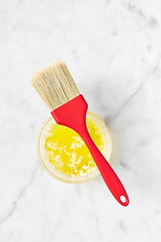 Image of King Arthur Baking Company Professional Pastry Brush, Natural Boar Bristles, 2-Inch, For Butter, Egg Wash, Glaze And Baking Prep (Pack of 2)