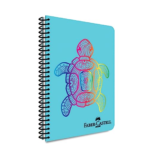 Yüz Tasarımlı Spiralli Defter, A4,120 Yaprak, 70g Kağıt, Çizgili, Dayanıklı Kapak, Kolay Açılan Spiral Cilt, Asorti Renkler