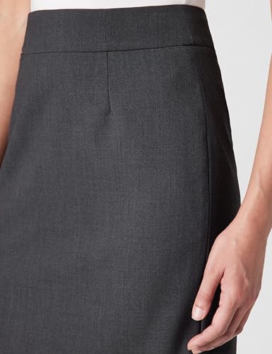 Image of Calvin Klein Womens Centerback Zipper Velvet Wear to Work Suits Skirt