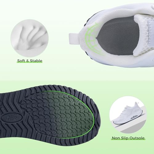 Image of Autper Plantar Fasciitis Shoes Women Walking Arch Support Tennis Casual Athletic Nurse Orthotic Sneakers for Foot Pain Relief