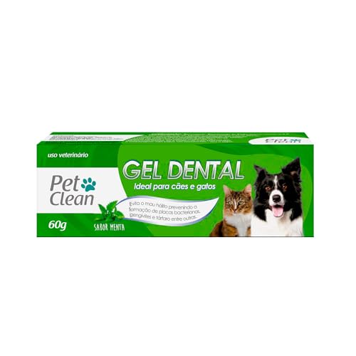 gel dental menta, branco PETCLEAN