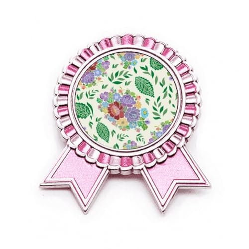 Broche rose motif fleurs pour sublimer vos tenues et vestes en métal