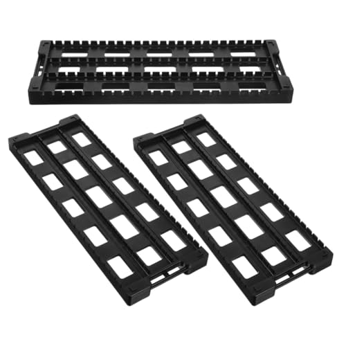 Support de carte PCB antistatique jojofuny en ABS noir avec 25 emplacements pour atelier