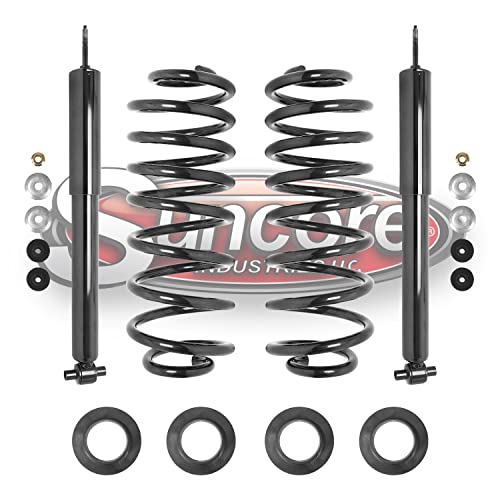 Rear Heavy Duty Suspension Air Bag to Coil Spring Conversion & Gas Shocks Kit