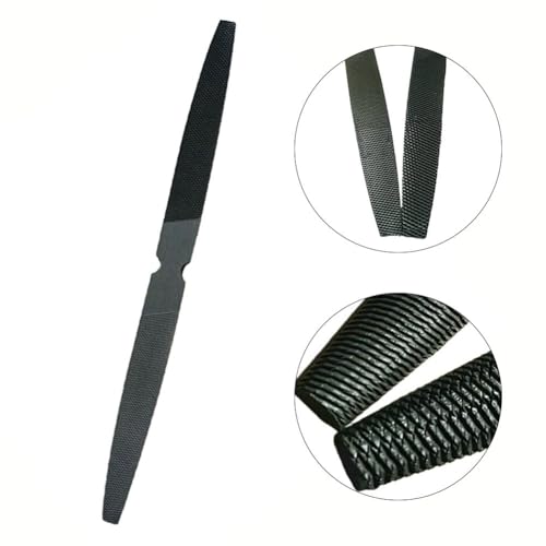 Lime semi-circulaire acier 200 mm double face pour modélisme de précision - 8
