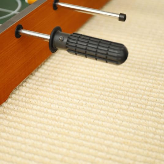 Decoweb Tapis Sisal Grosses Boucles - Cuba Blanchi - Ganse Lin Vert Sauge - 160 x 230 cm