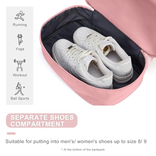 Image of coofay Gym Backpack For Women, Gym Bag with Shoe Compartment