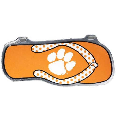 Craftique Clemson Tigers Flip Flop Car Tag