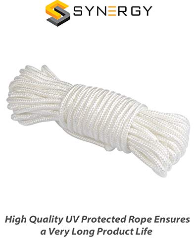 Image of Synergy - Spare Ropes and Caps for 4 Pipes Individual Drop Down Ceiling Cloth Dryer (CL-ACC-4P)