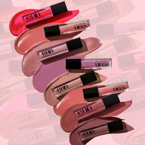 Image of ENN Long Lasting Semi Matte Liquid Lipsticks -16 Hour Coverage, Transfer-Proof, Highly Pigmented, Enriched with Hyaluronic Acid, Vitamin E & Argan Oil - Pack of 8 (Test & Trail)