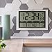 La Crosse Technology Atomic Wall/Table Clock, Plastic, 10.75-inch H x 16.75-inch W x 1.38-inch D (513-1211)