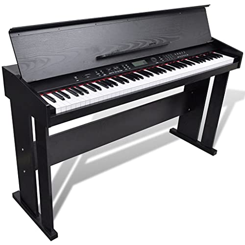 Cerlingwee Piano numérique, Piano électronique 88 Touches avec pupitre pour la Maison - Les Beatles, Paul McCartney, John Lennon, RIngo Starr, George Harrison Cerlingwee Piano numérique, Piano électronique 88 Touches avec pupitre pour la Maison