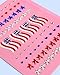 xo, Fetti America Face Gems - 80 pcs. | USA Face Stickers, 4th of July Rhinestone Accessory, Country Party Decorations, All American Supplies