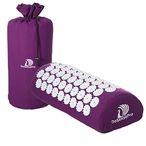 Acupressure Pillow – Acupuncture Massage Pillow for Neck Tension, Pain Relief, Headaches and Migraines – Ideal Shoulder, Head, Legs, Lower Back & Neck Pillow for Relaxation